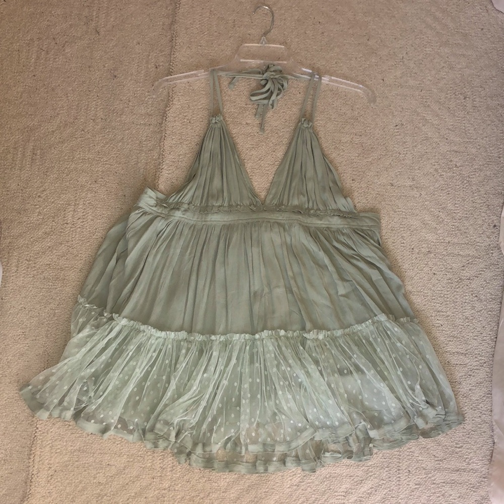 👗 Very cute Shein halter dress. Size L, never worn. EUC.